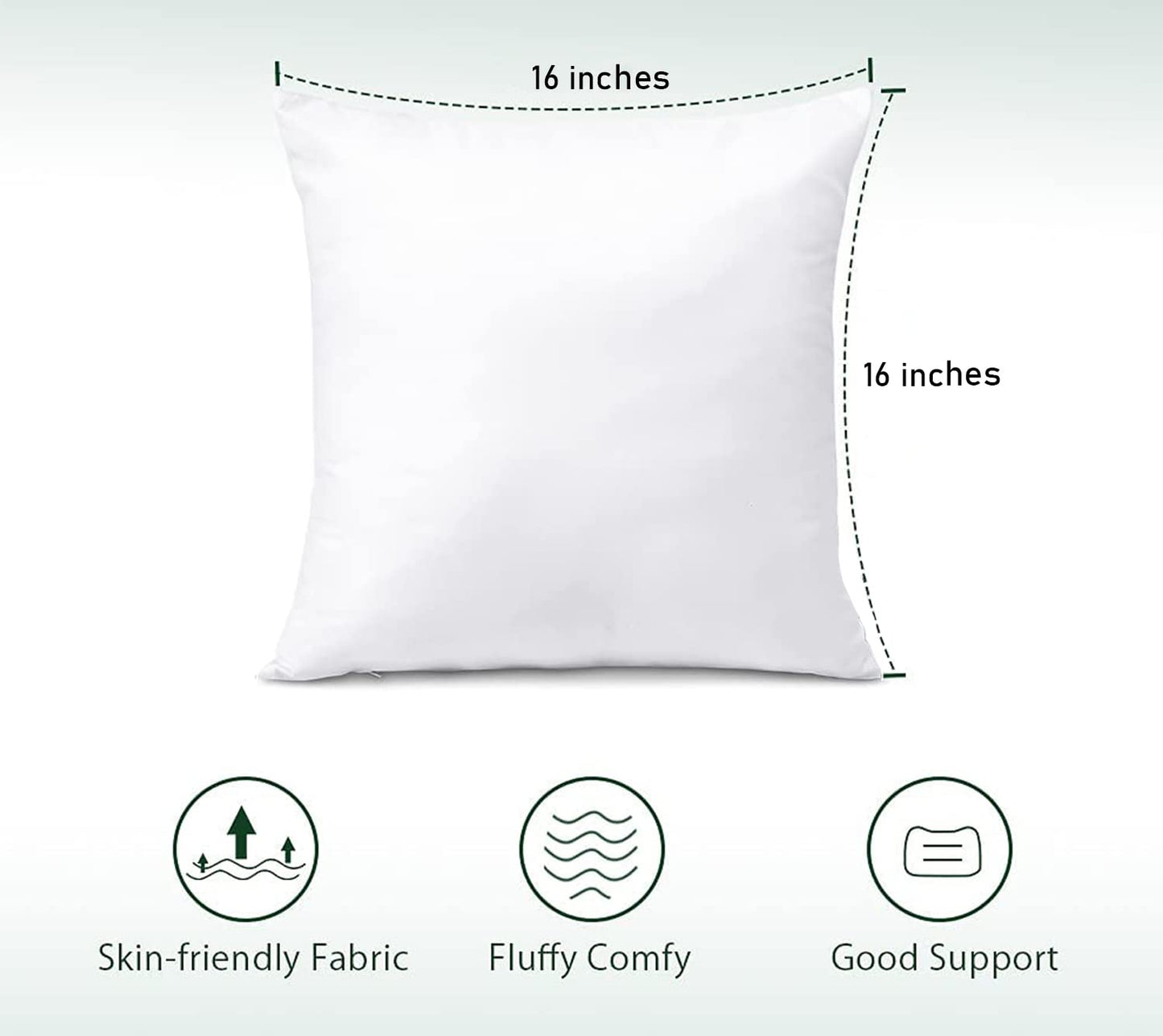 Cushion Filler 16x16 Inches - Pack of 2