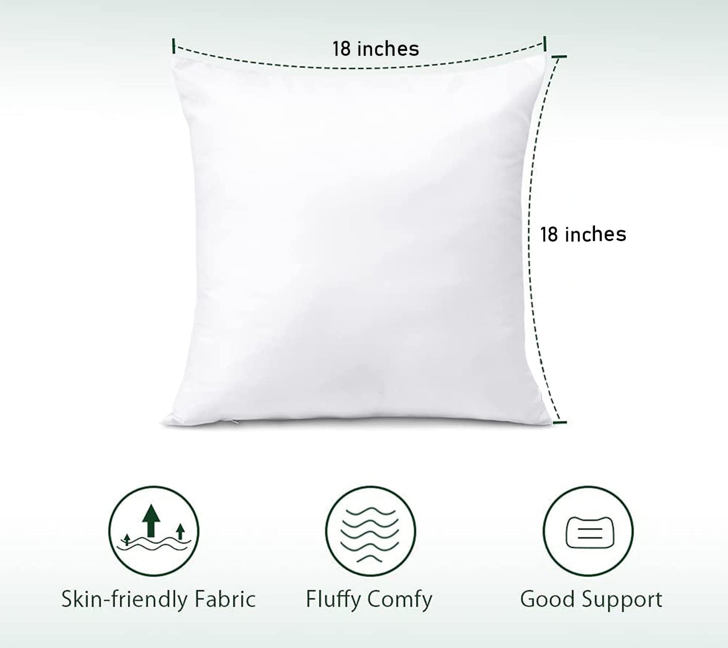 Cushion Filler 18x18 Inches - Pack of 2