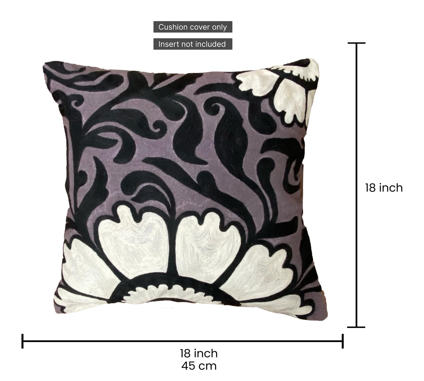 Voilet Cushion Cover 18"x18"