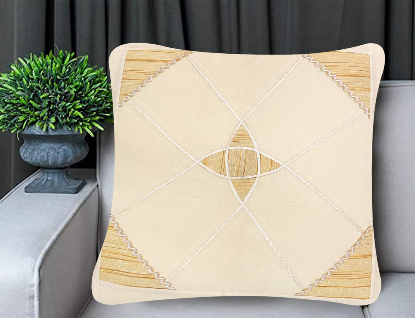 Cream Cushion Cover 24"x24"