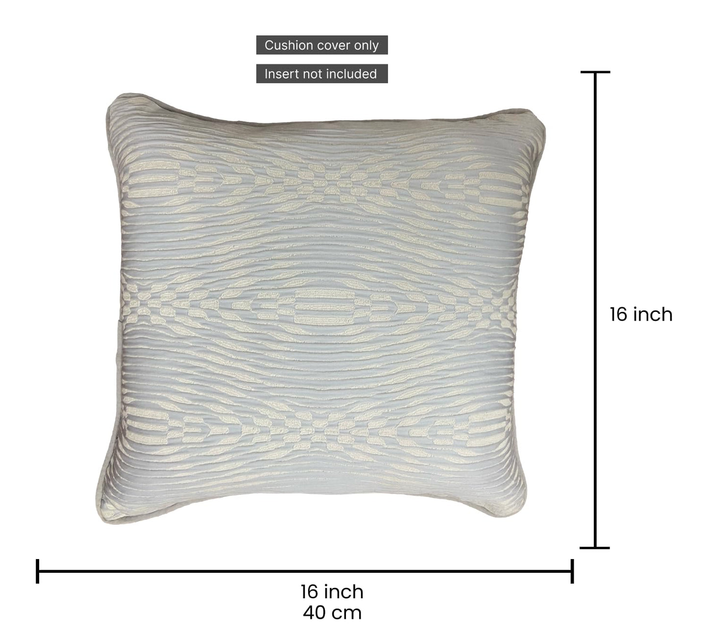 Grey Cushion Cover 16"x16"