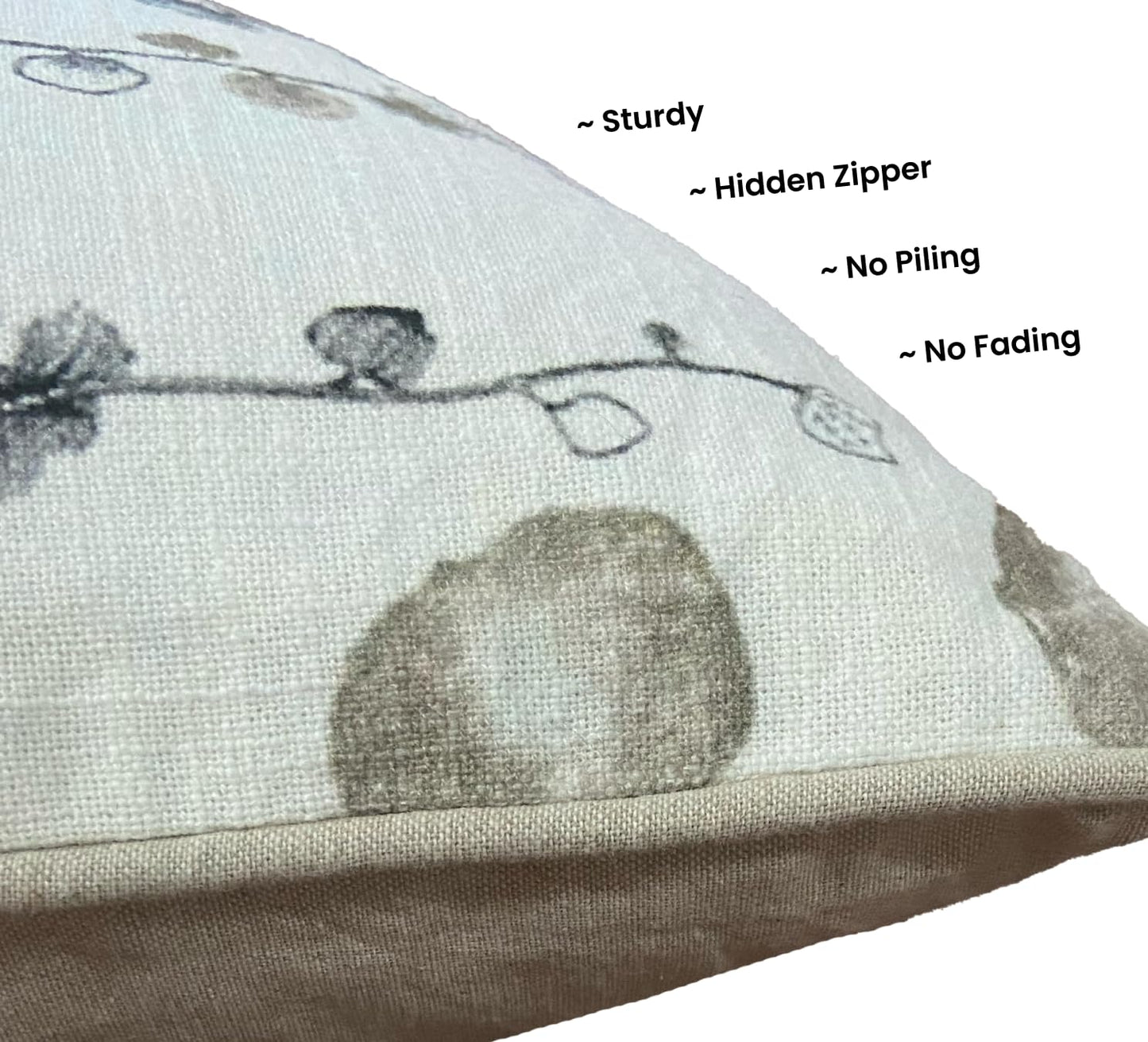 Cream Multi Cushion Cover 20"x20"
