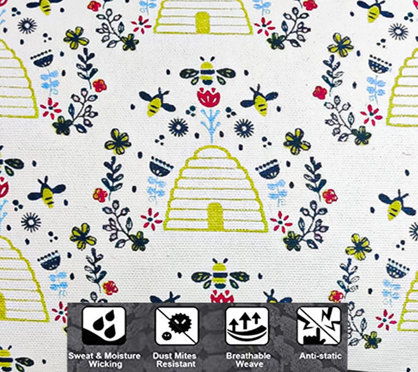 White & Black Cushion Cover 12"x18" (Pack of 2)