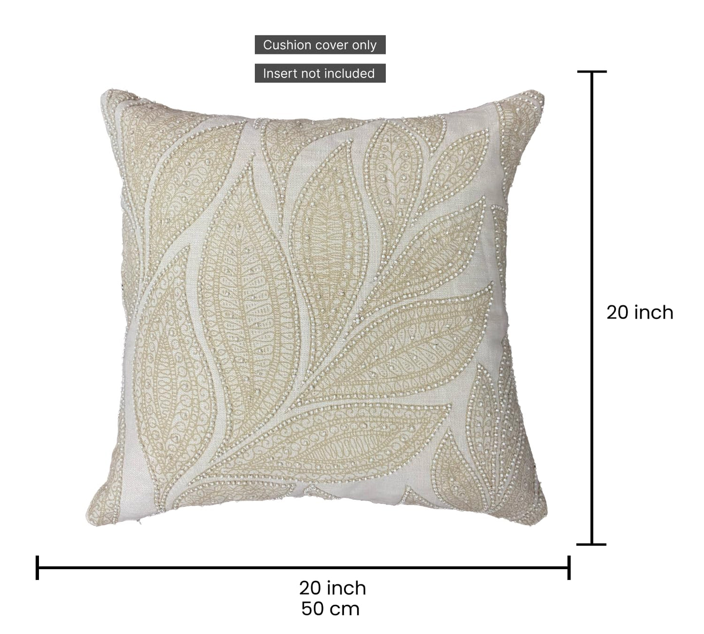 Buttercream Cushion Cover 20"x20"