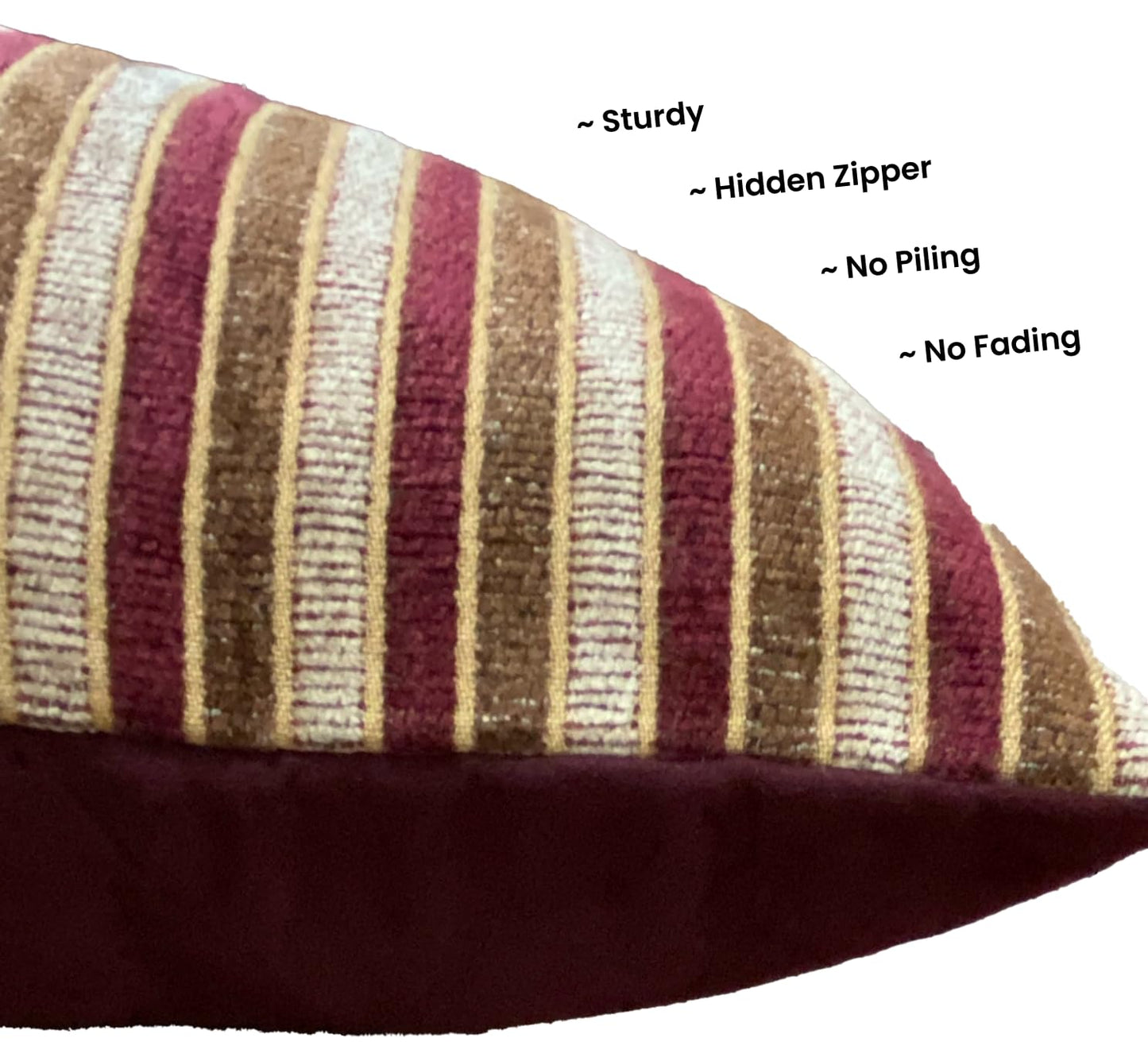Maroon Multi Cushion Cover 16"x16"