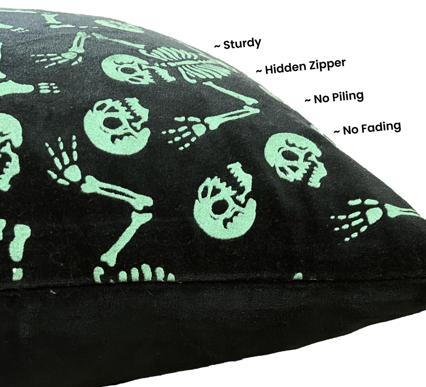 Black Cushion Cover 18"x18"