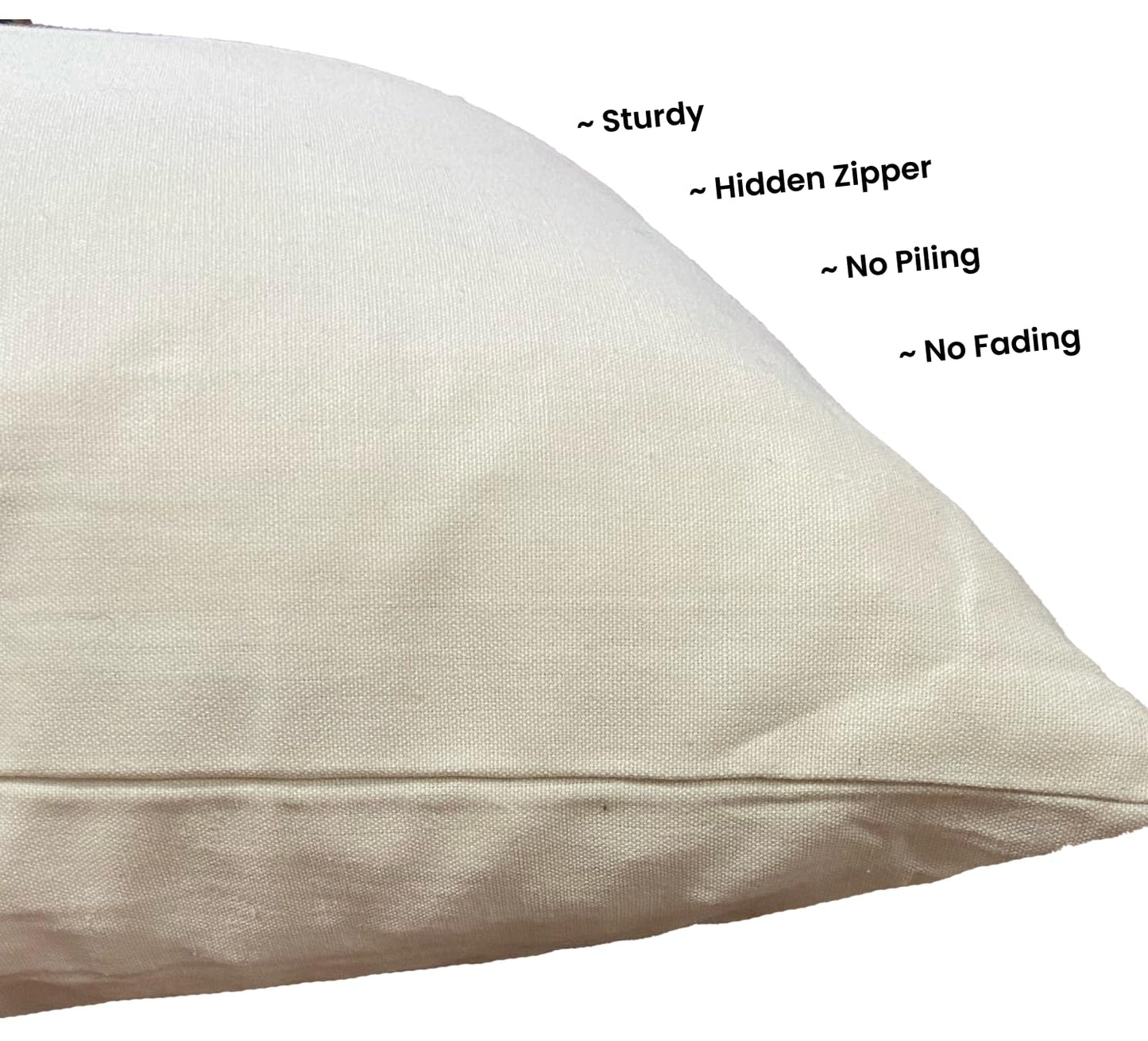 Beige Cushion Cover 18"x18"