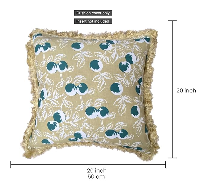 Yellow Cushion Cover 20"x20"