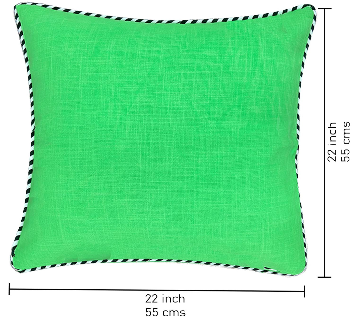 Green Cushion Cover 22"x22"
