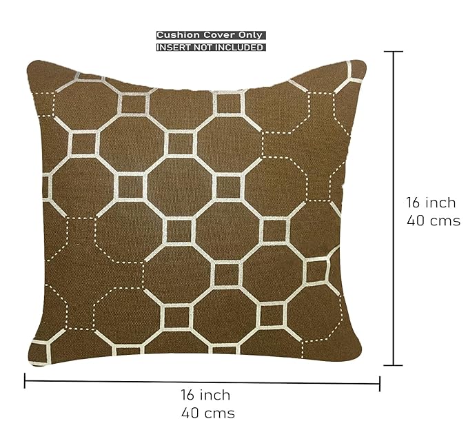 Brown Cushion Cover 16"x16"