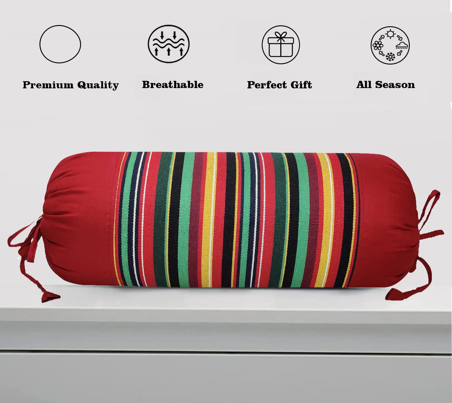 Bolster Cover 15x30 Inches - Pack of 3