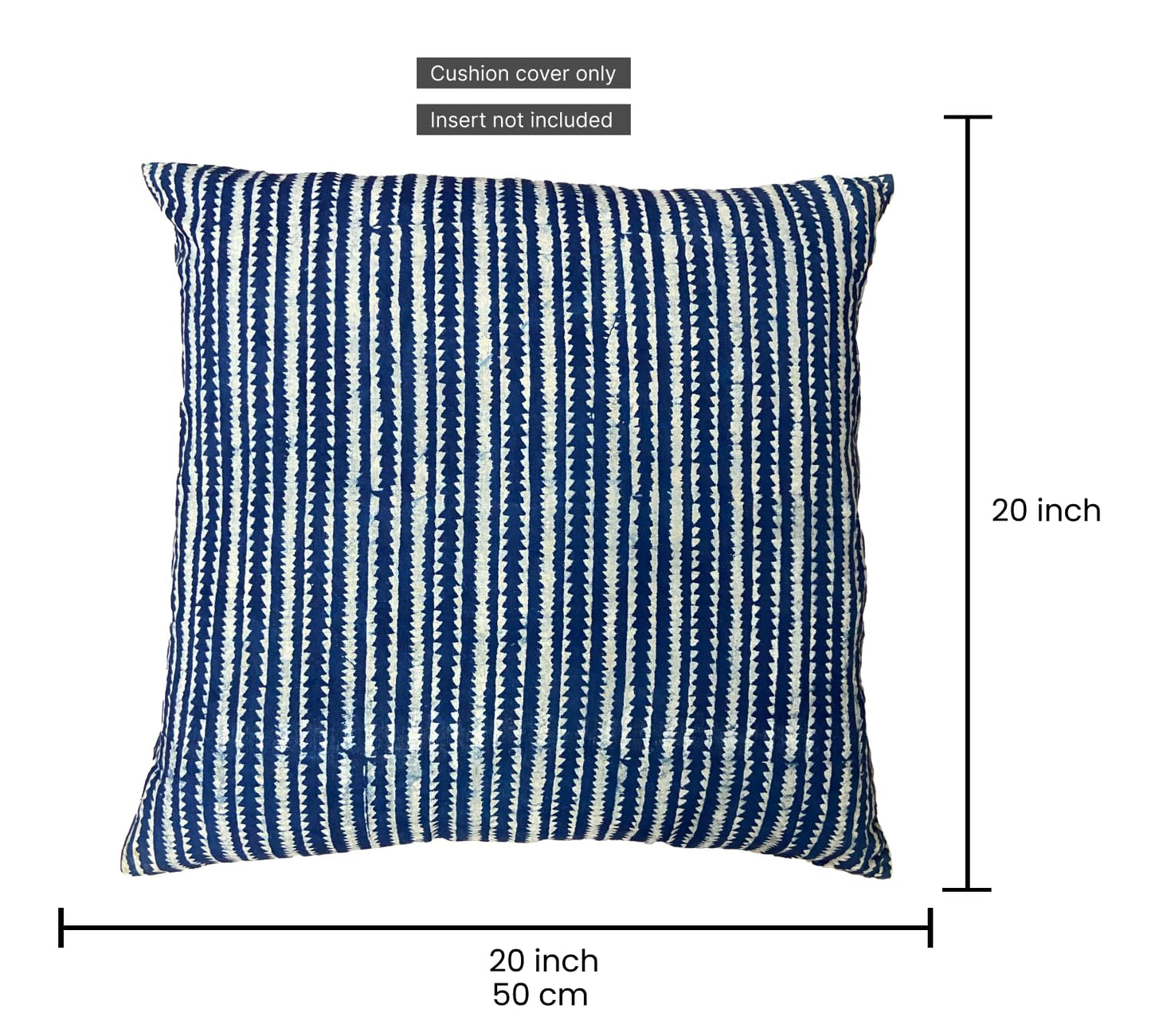 Blue Cushion Cover 20"x20"