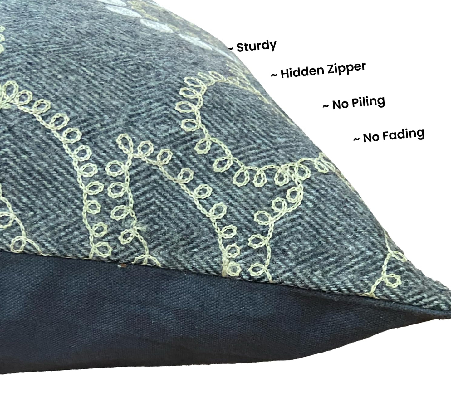 Grey Cushion Cover 18"x18"