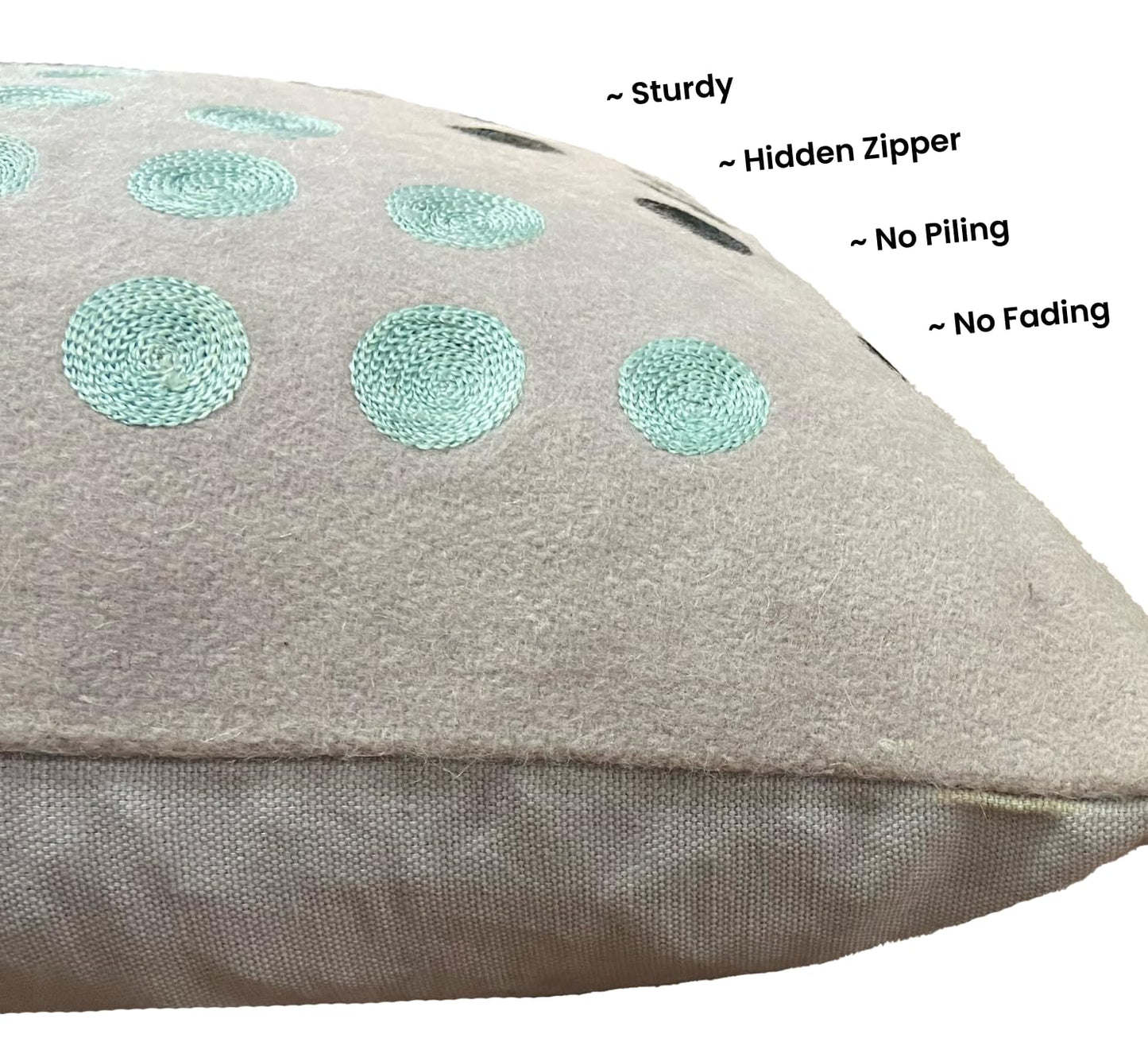 Stone Grey Cushion Cover 18"x18"