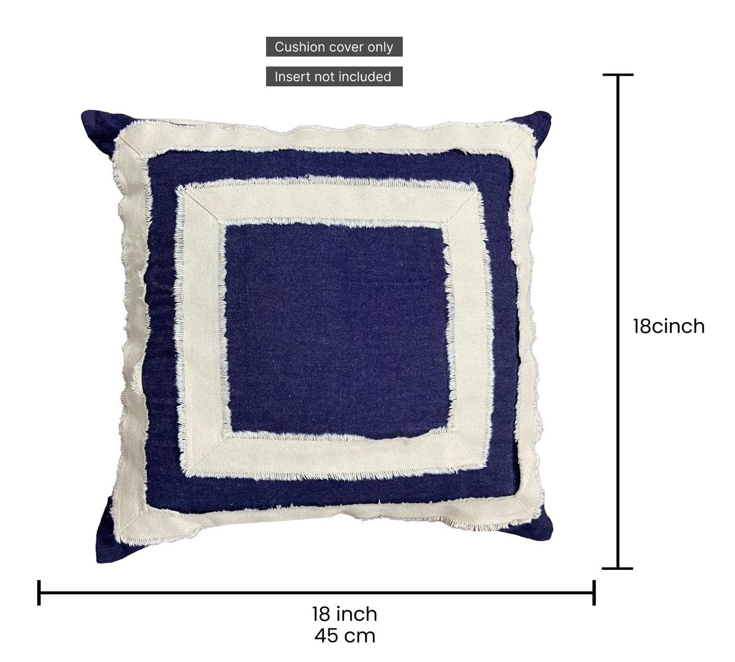 Blue Cushion Cover 18"x18"