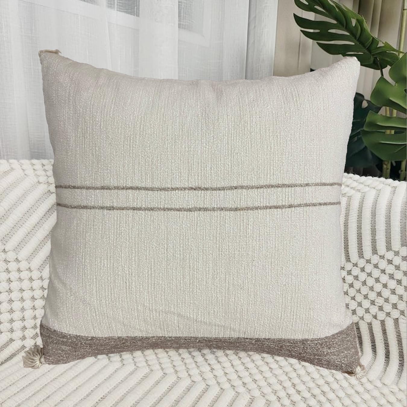 Cream Cushion Cover 20"x20"