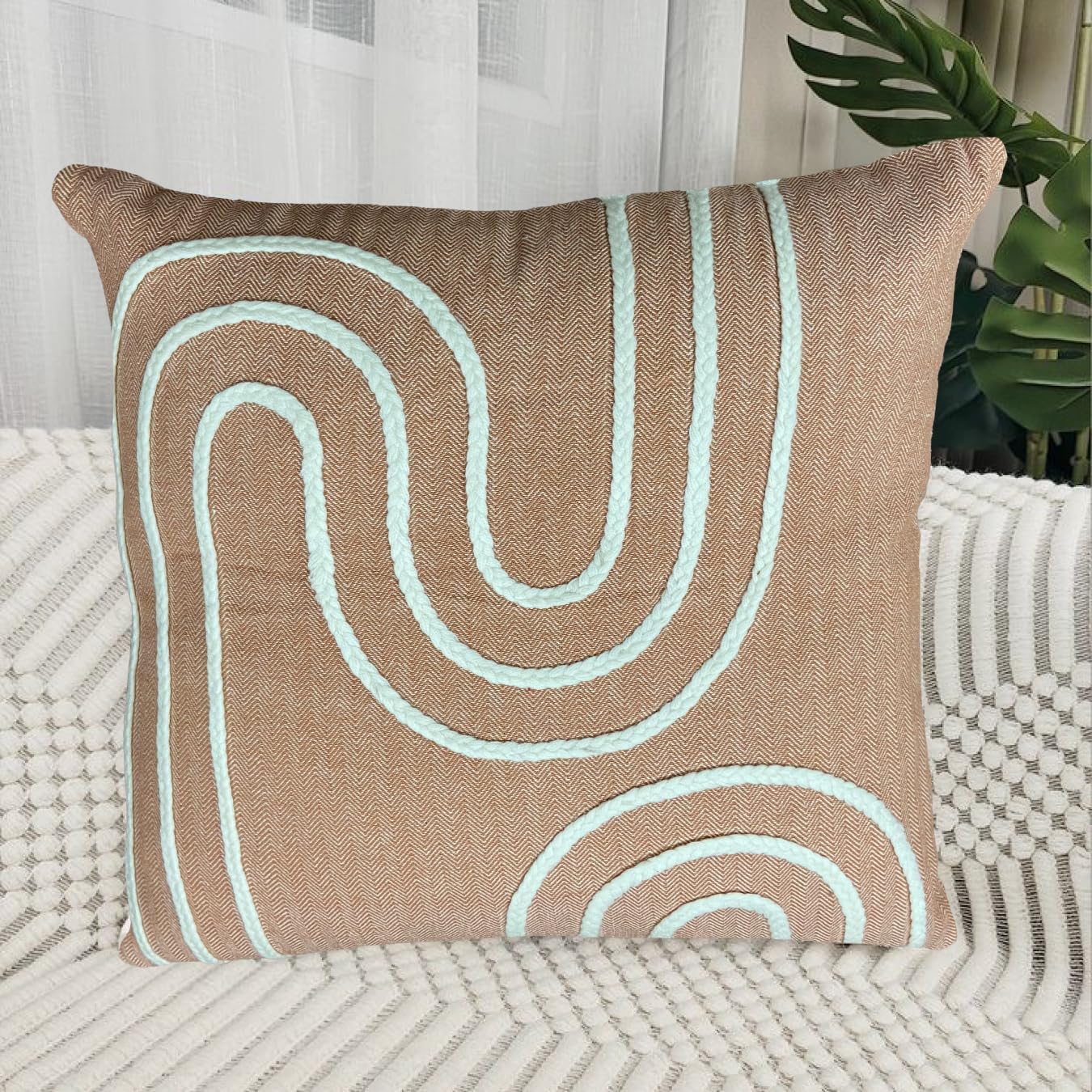 Blue Cushion Cover 18"x18"