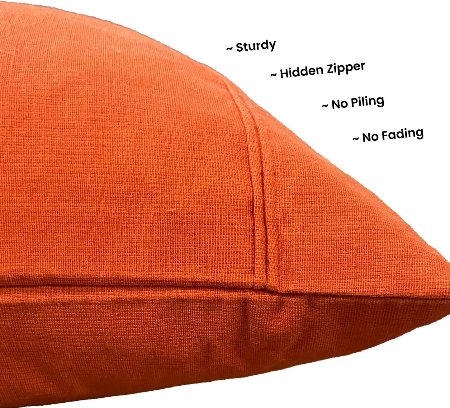 Orange Cushion Cover 16"x16"