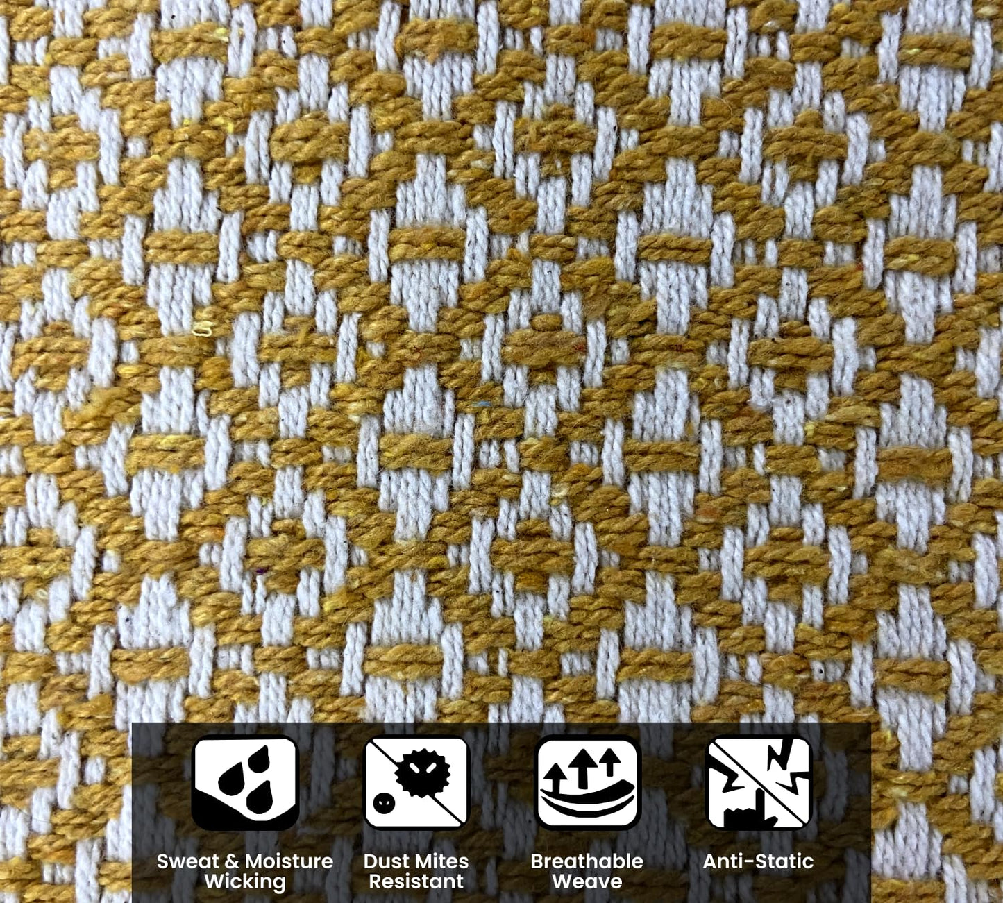 Yellow Cushion Cover 18"x18"