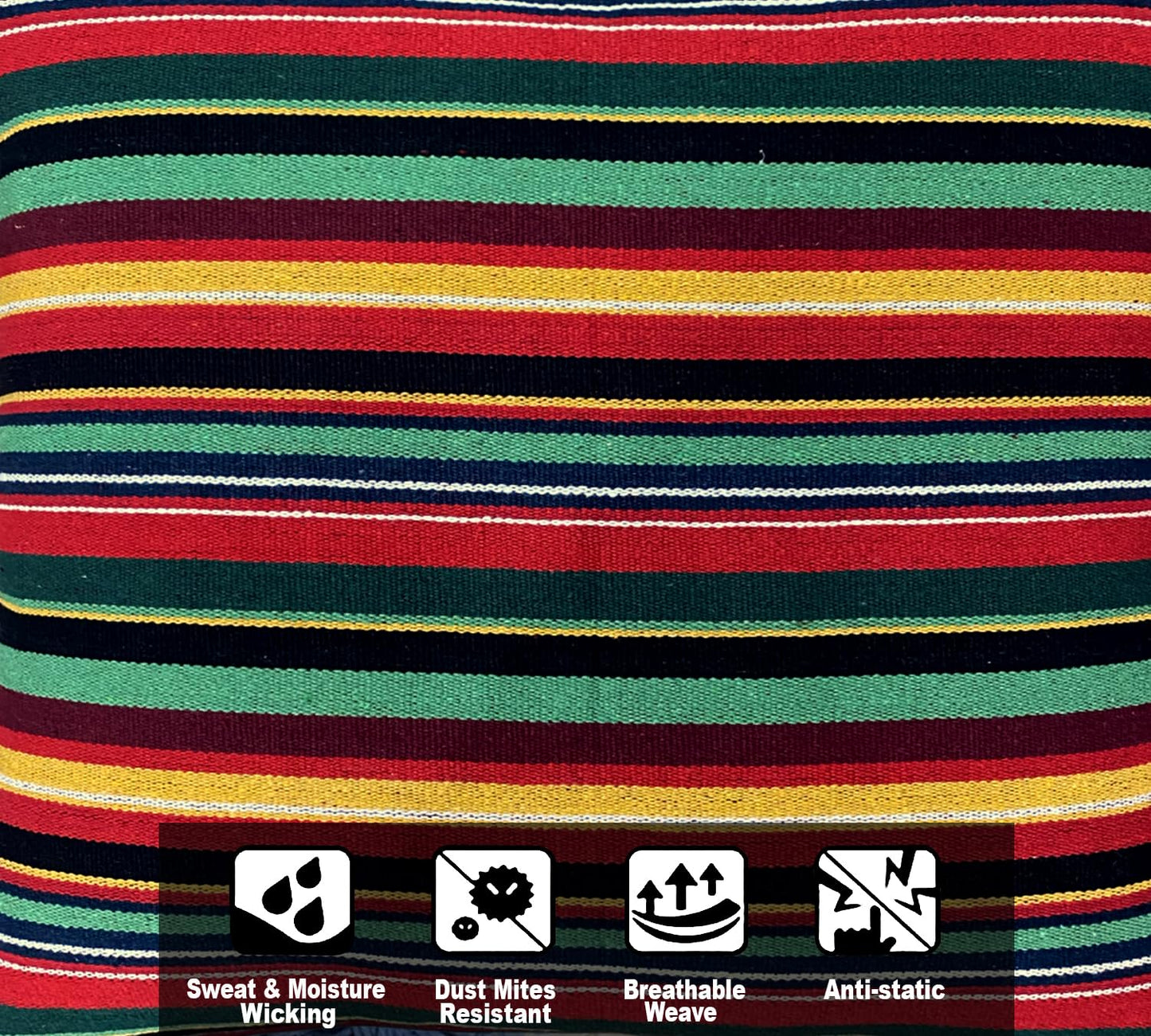 Red Cushion Covers 16"x16" (Pack of 2)