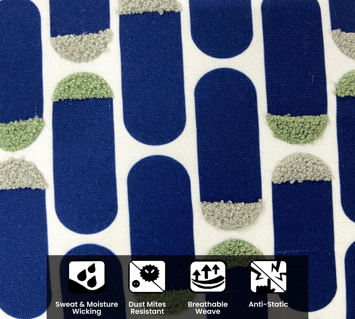 Blue Cushion Cover 18"x18"