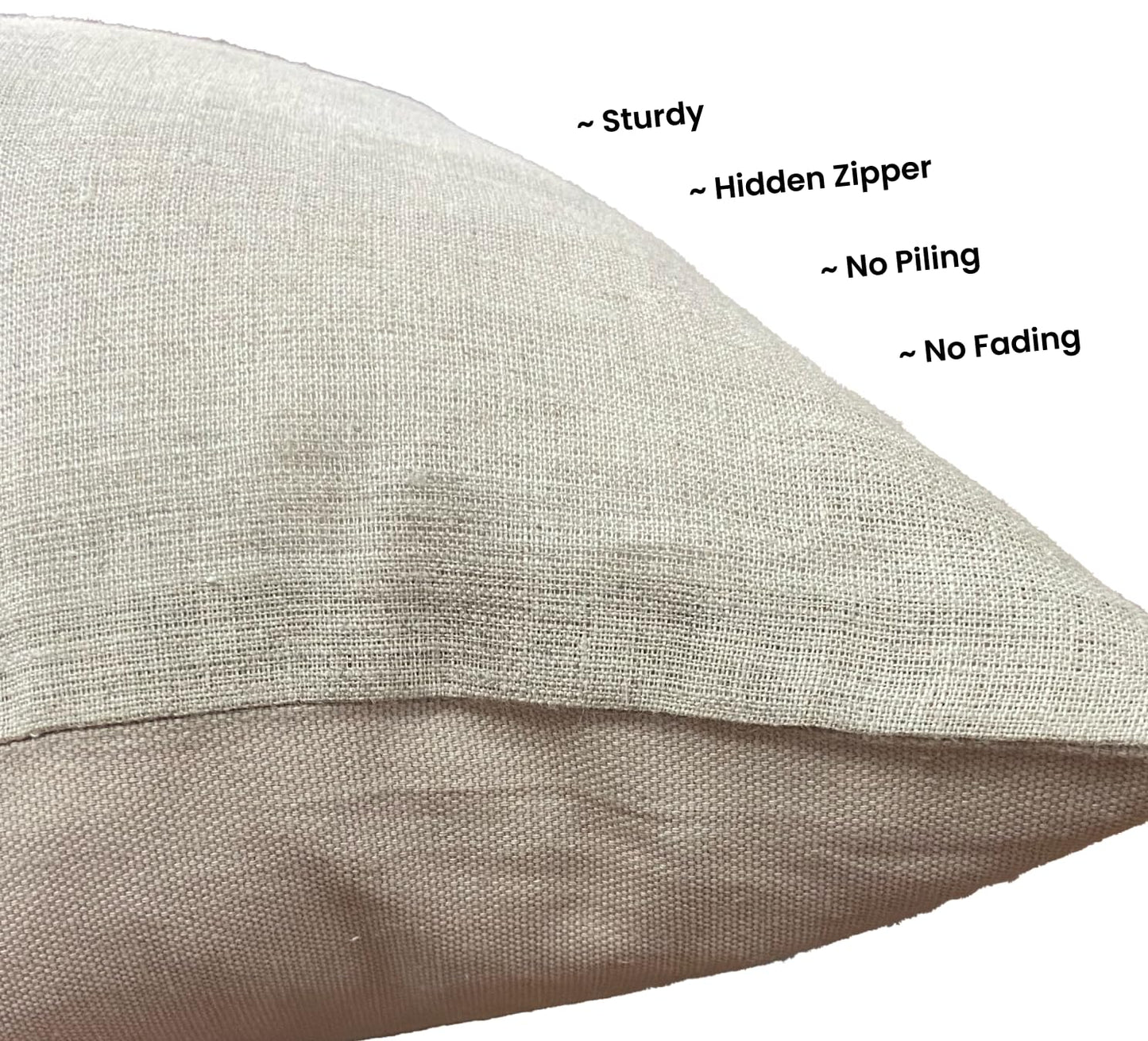 Dark Beige Cushion Cover 18"x18"
