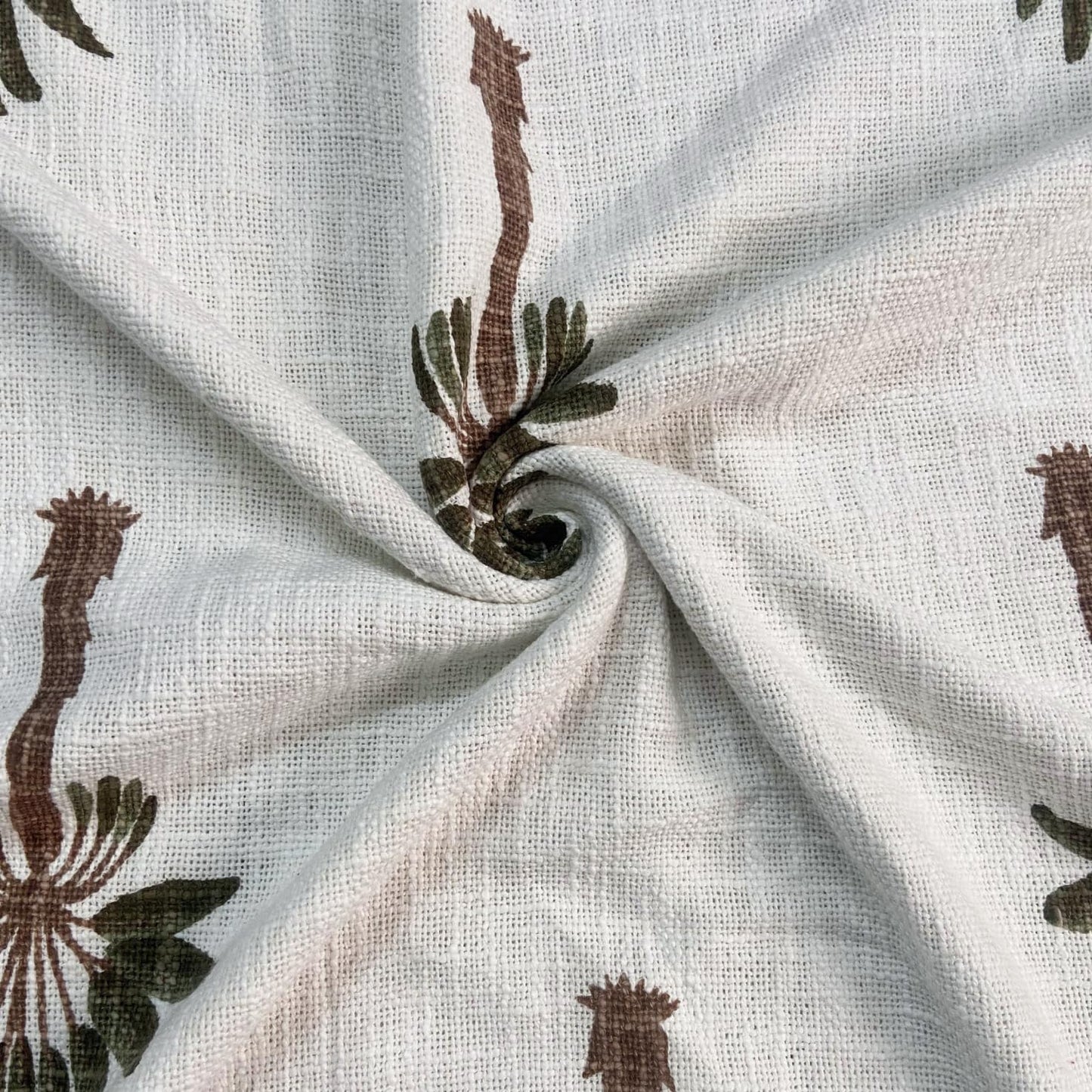 Pure Slub Cotton Vista White Sofa Throw