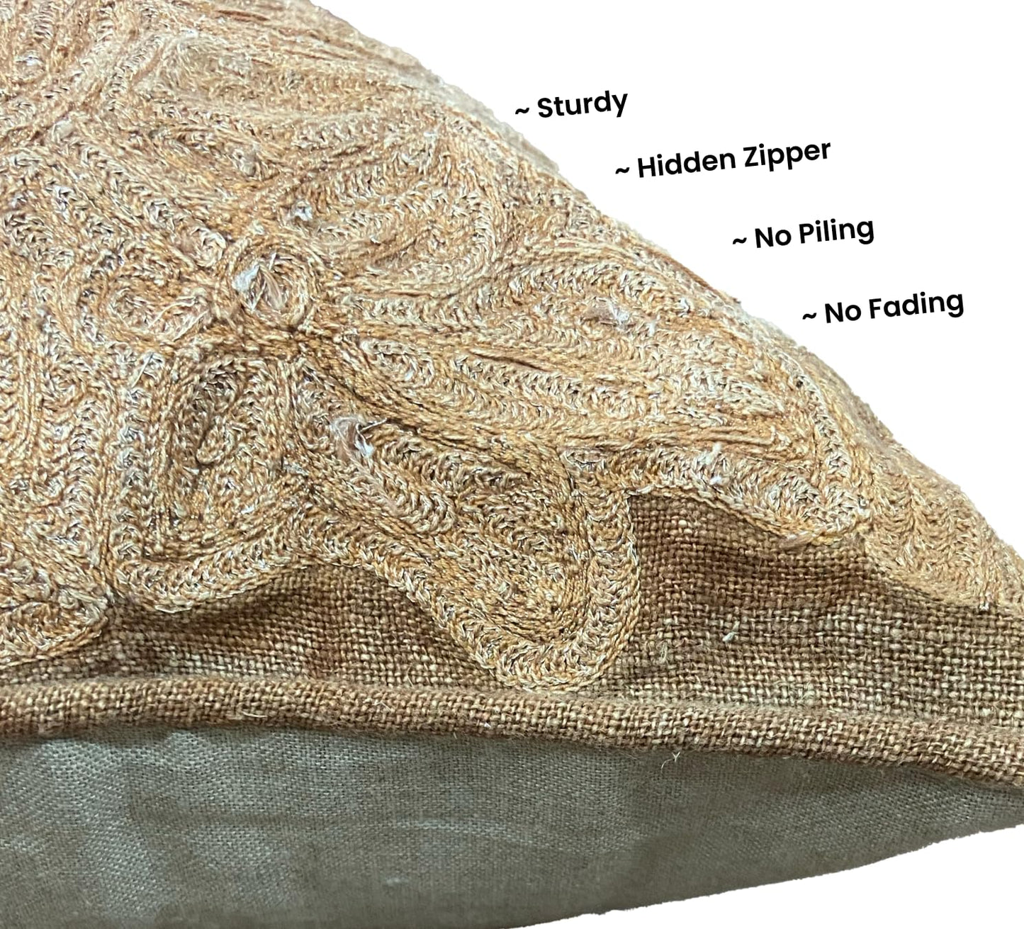 Golden Cushion Cover 20"x20"