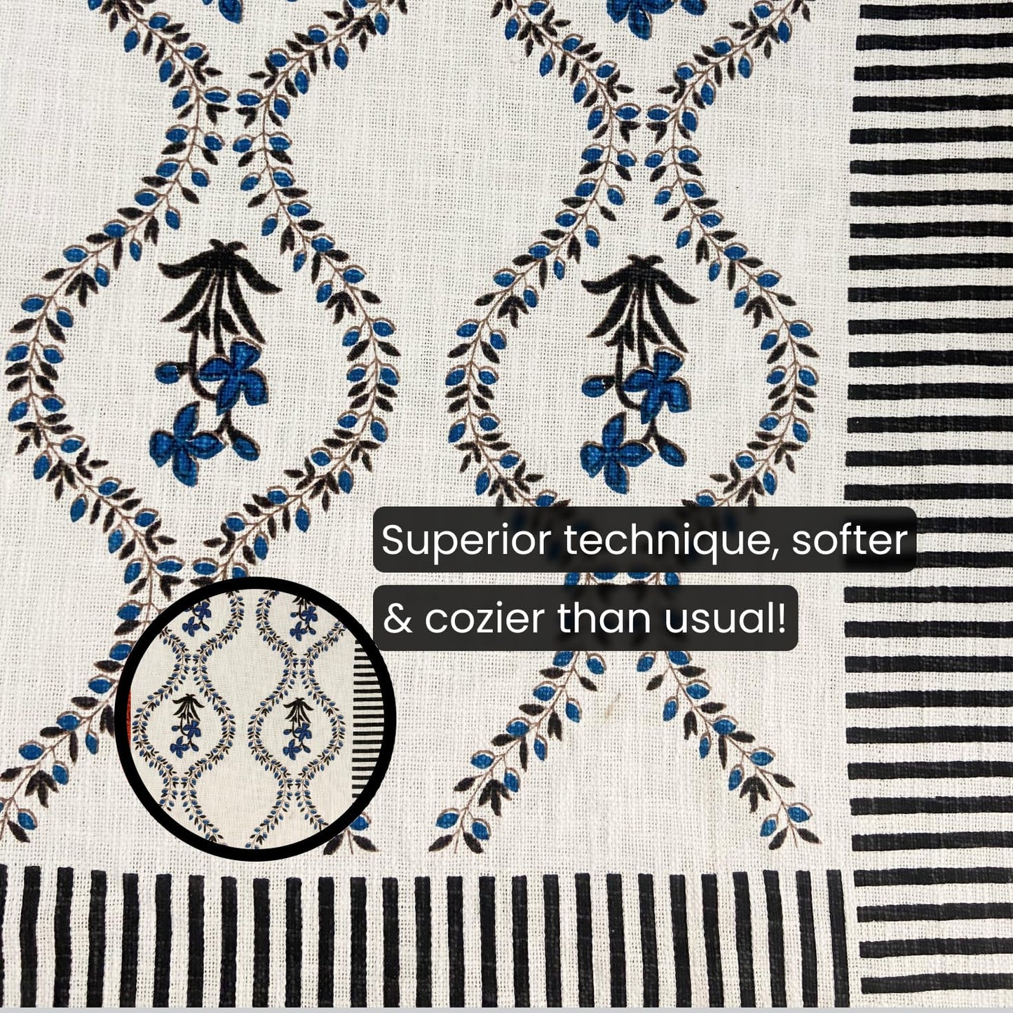 Pure Slub Cotton White Sofa Throw
