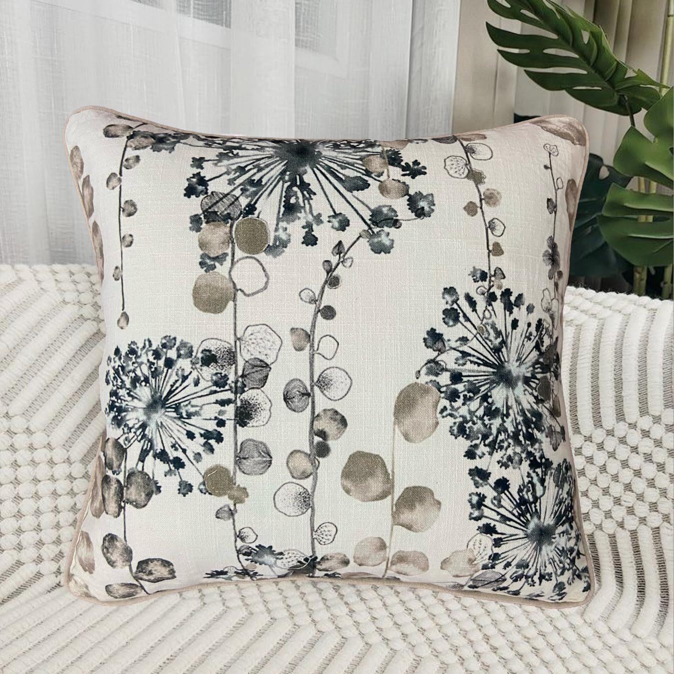 Cream Multi Cushion Cover 20"x20"