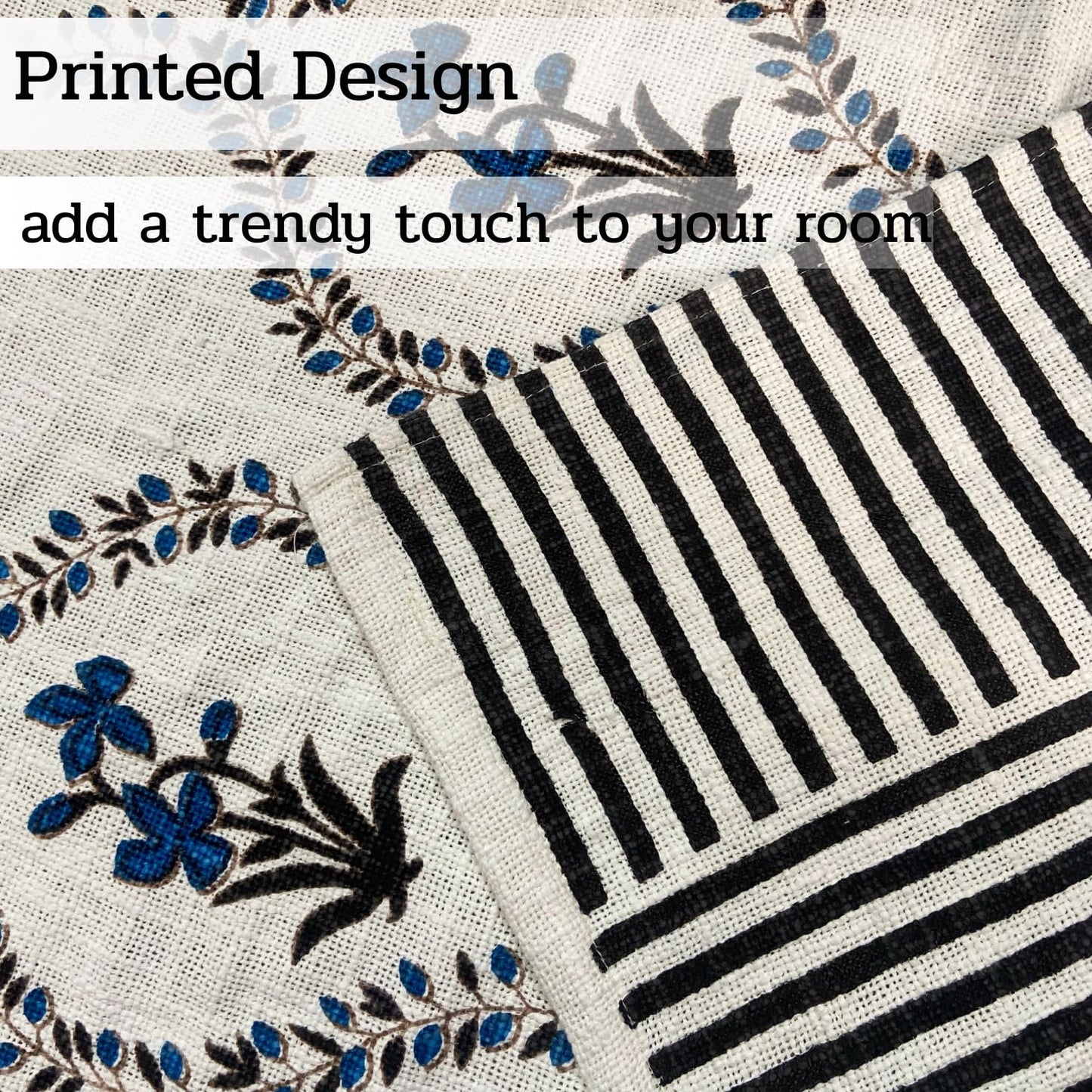 Pure Slub Cotton White Sofa Throw