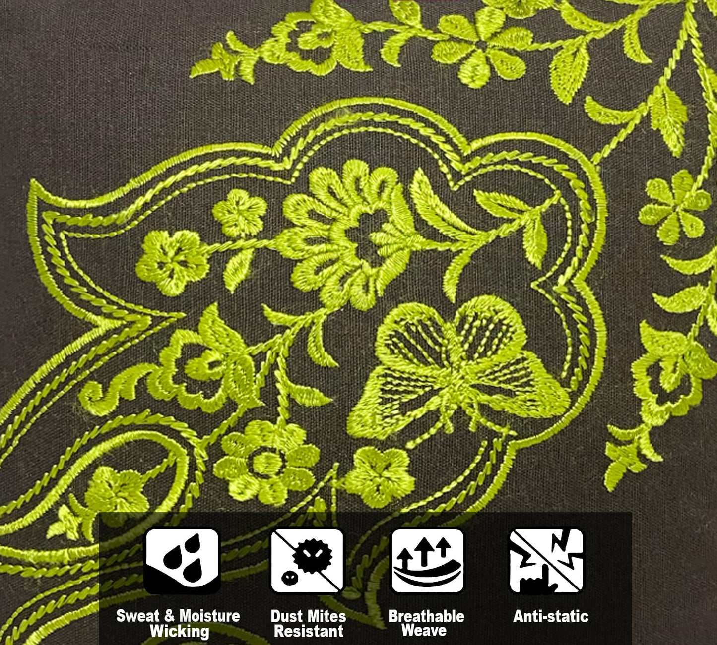 Neon Green Cushion Cover 16"x16"