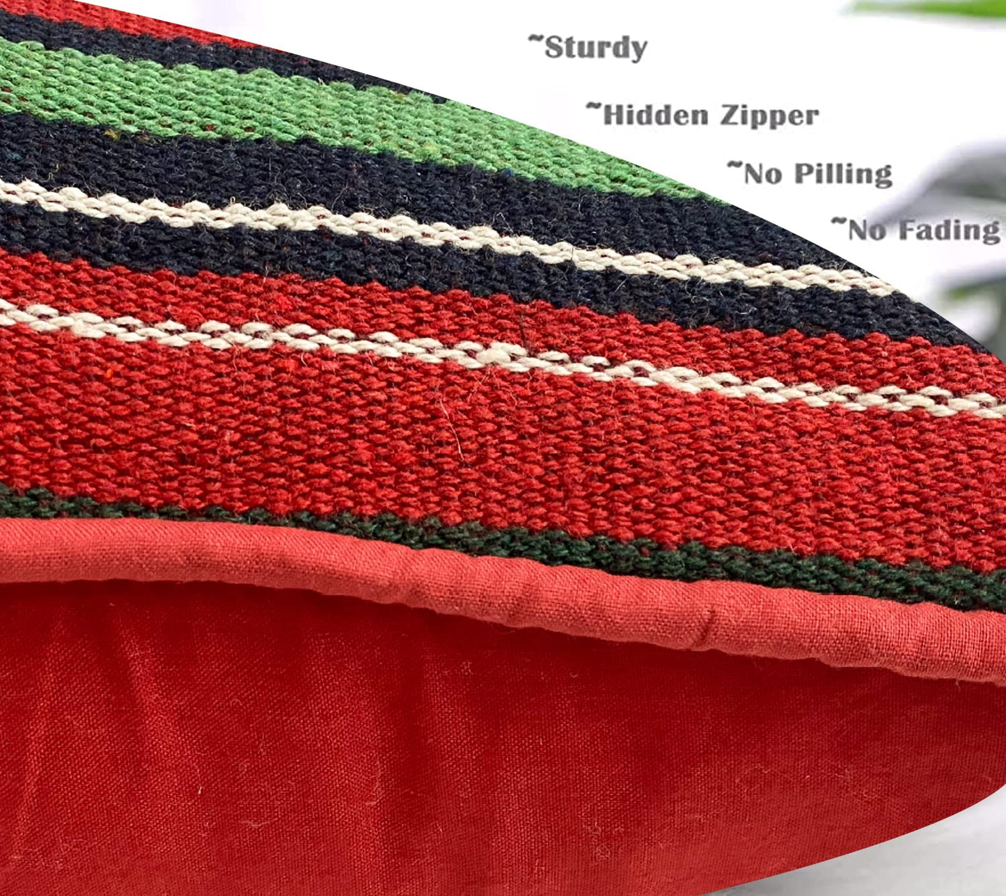 Ruby Red Cushion Cover 21"x27"