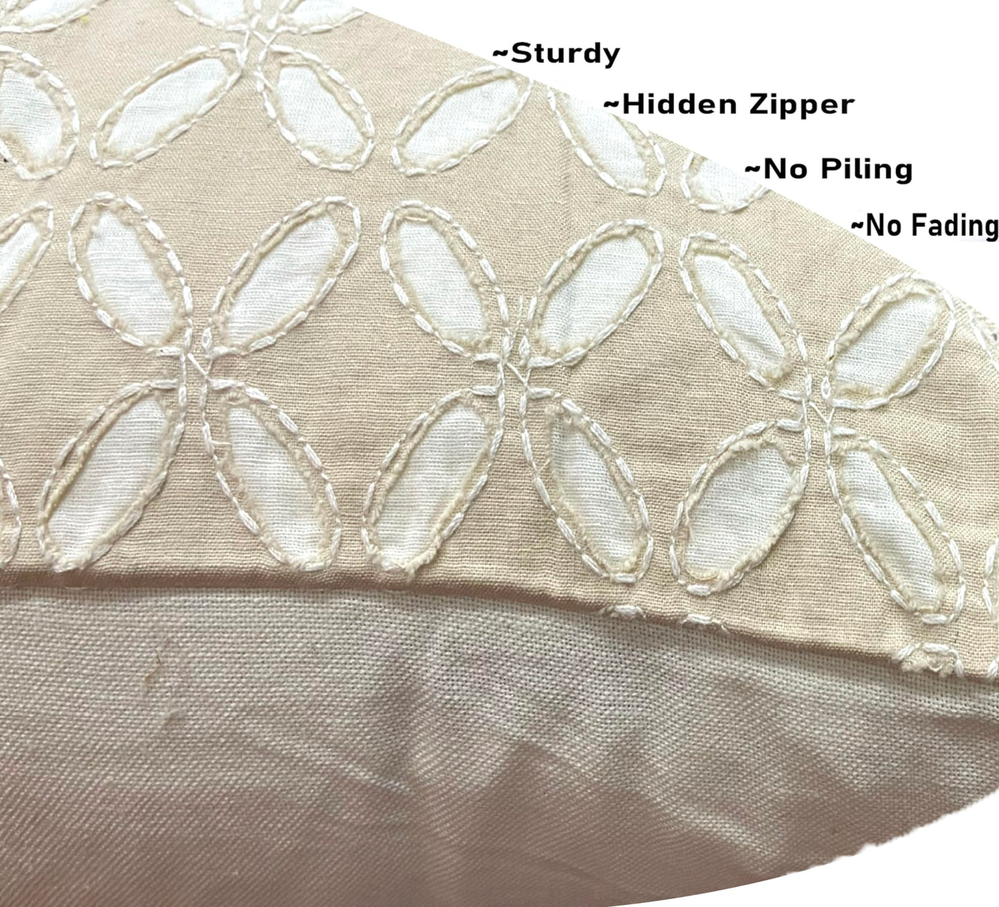 Cream Cushion Cover 18"x18"