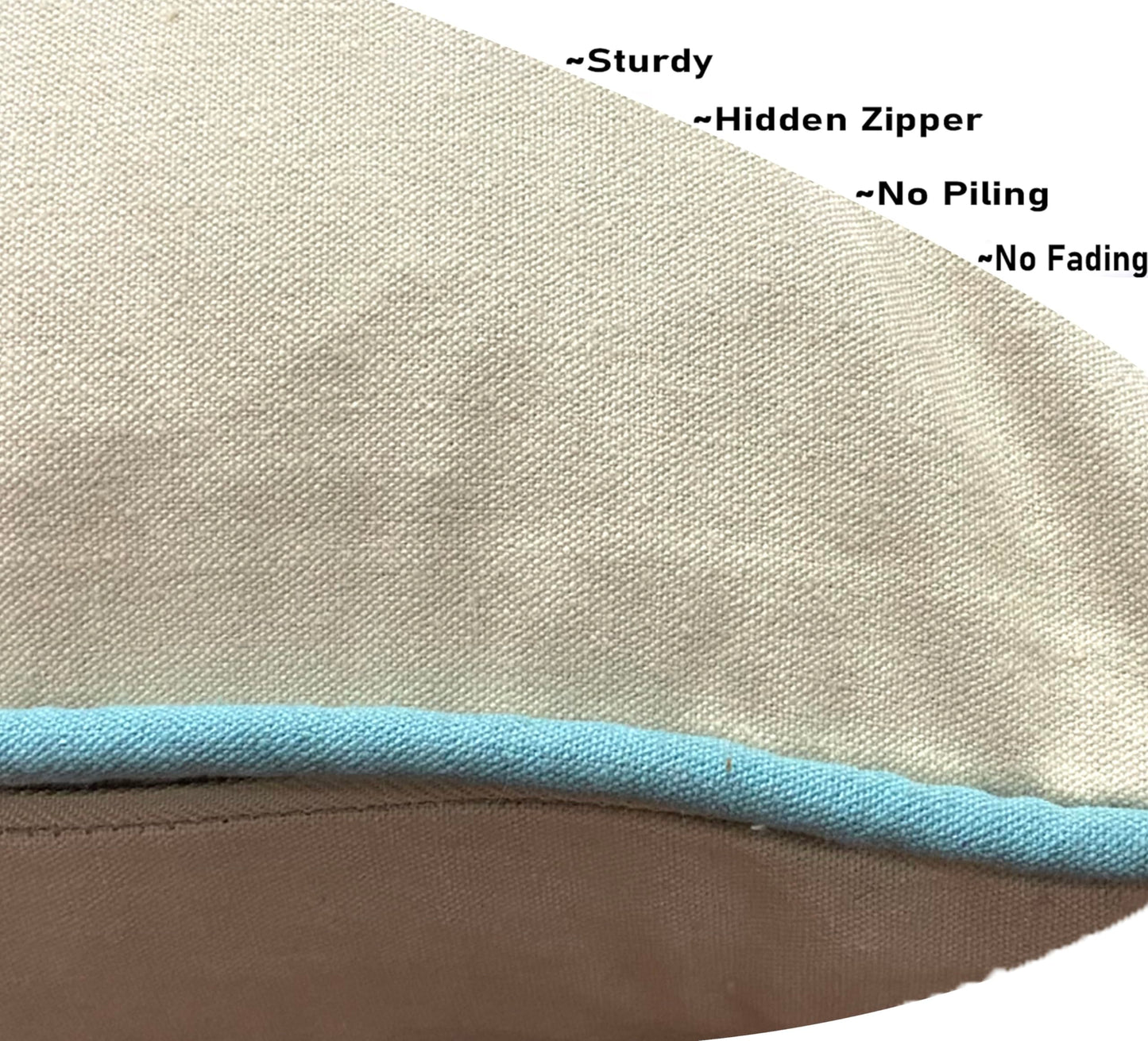 Cream Cushion Cover 18"x18"