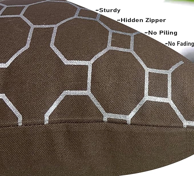 Brown Cushion Cover 16"x16"