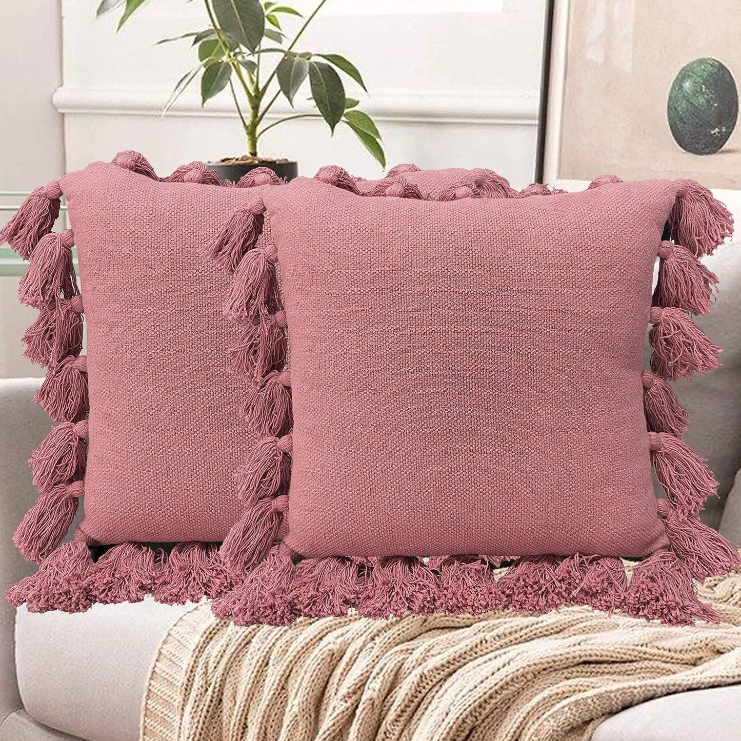 Wine Cushion Cover 18"x18" (Pack of 2)