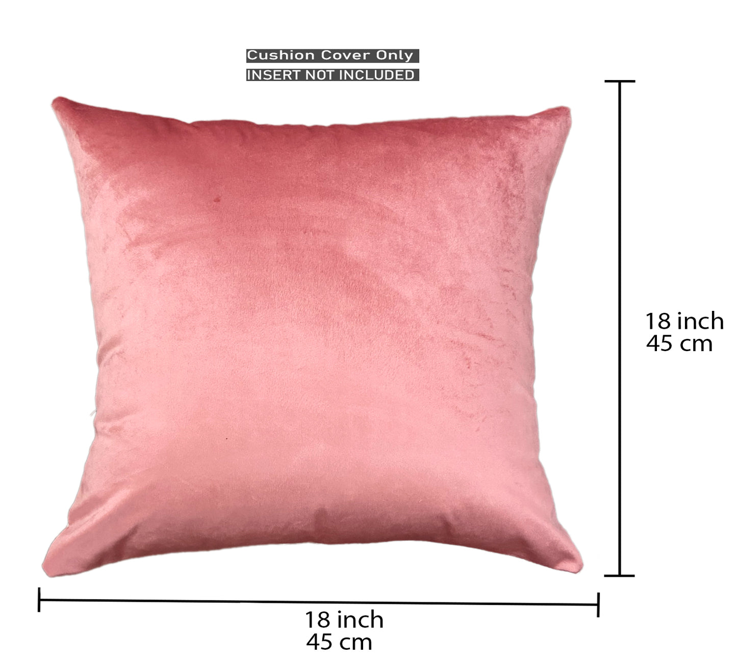 Light Pink Cushion Cover 18"x18" (Pack of 2)