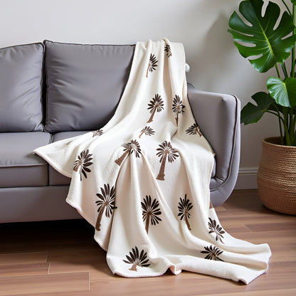 Pure Slub Cotton Vista White Sofa Throw