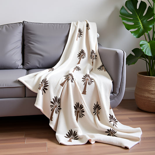 Pure Slub Cotton Vista White Sofa Throw