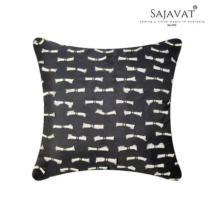 Black Cushion Cover 16"x16"