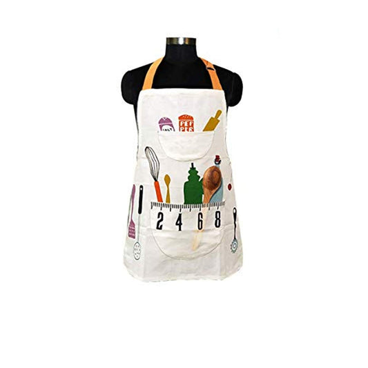 Pure Cotton White Apron
