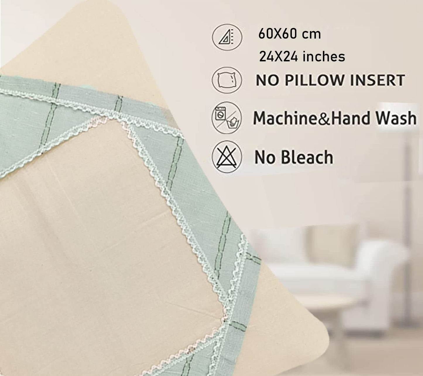 Tortilla Brown Cushion Cover 24"x24"