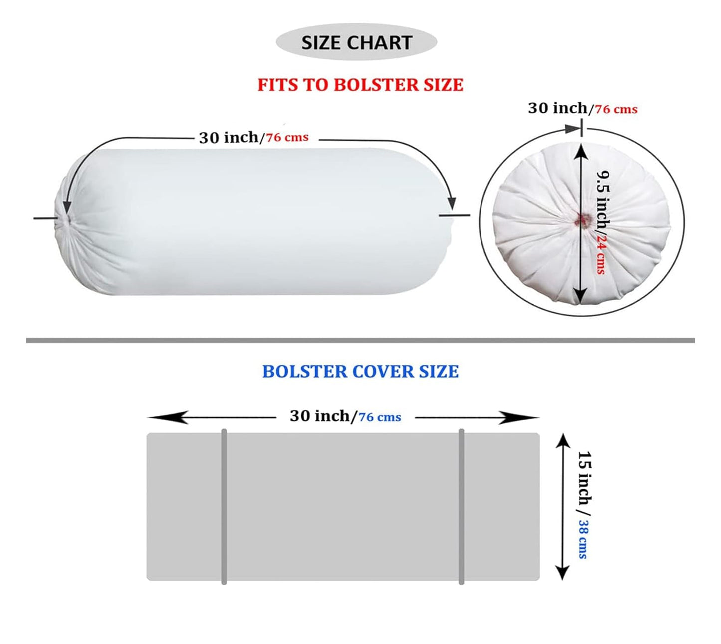 Bolster Filler 15x30 Inches