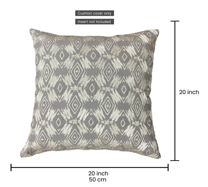 Grey & White Cushion Cover 20"x20"