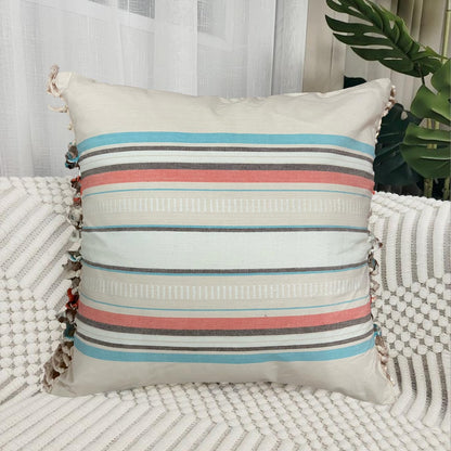 Beige Multi Cushion Cover 18"x18"