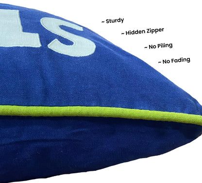 Blue Cushion Cover 18"x18"