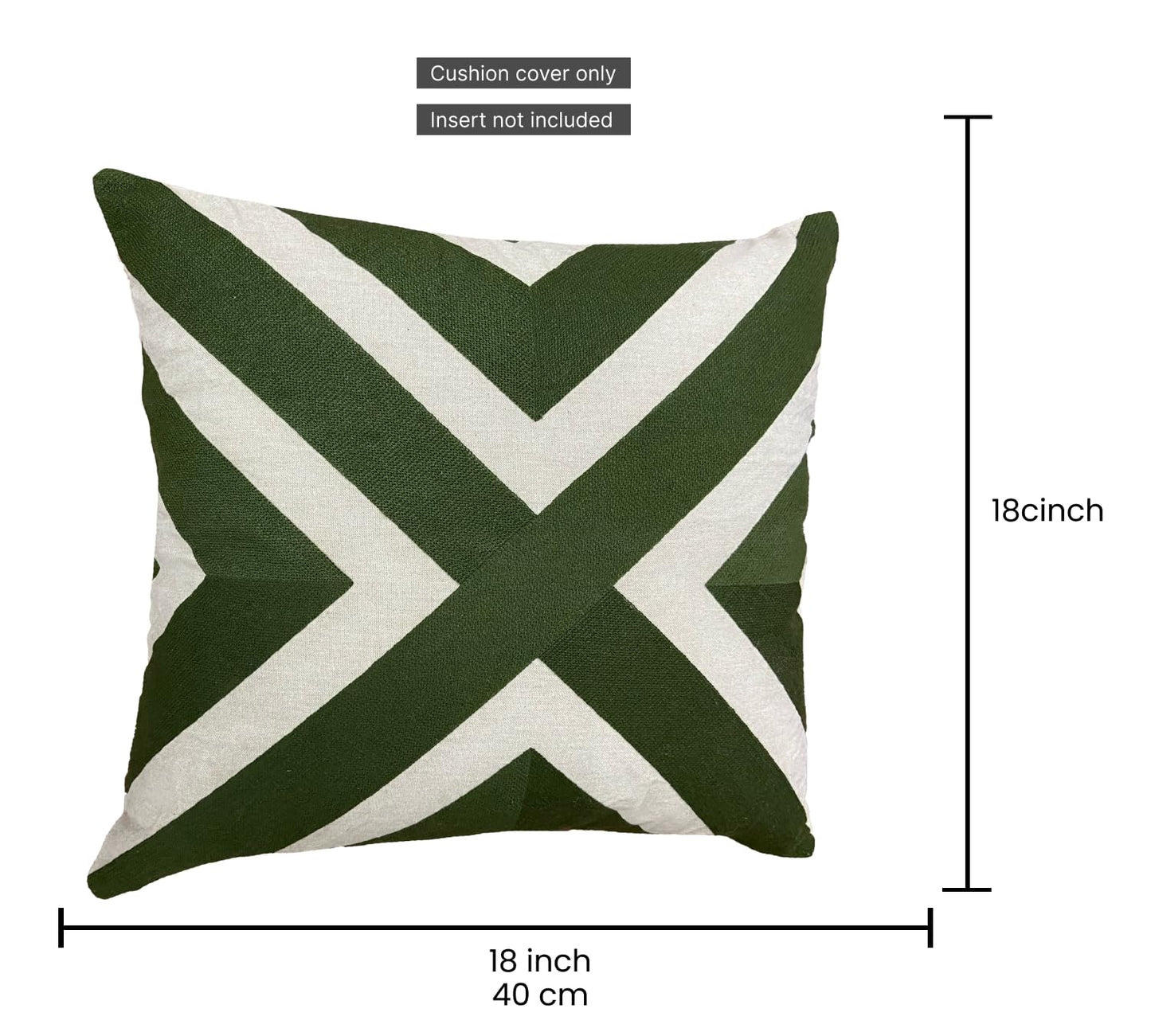 Green Cushion Cover 18"x18"