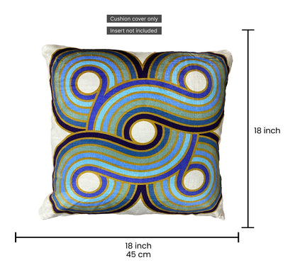 Blue Cushion Cover 18"x18"