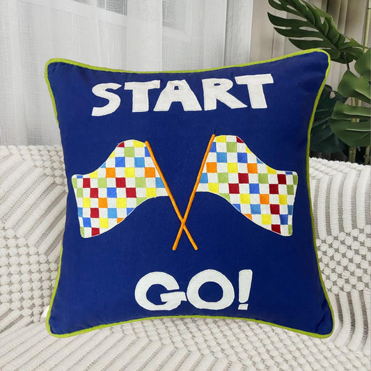 Blue Cushion Cover 18"x18"